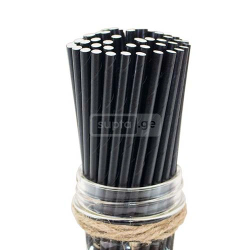 მუყაოს შავი საწრუპები მსხვილი 8მმ 100ც